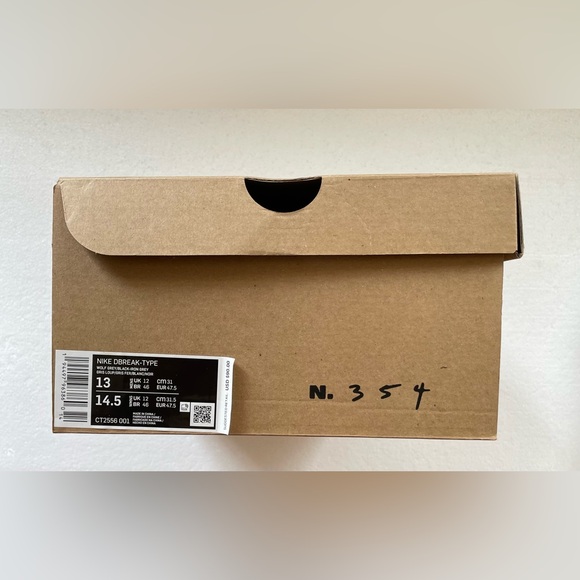 NIKE DBREAK TYPE WOLF GREY BLACK IRON GREY - Picture 8 of 8